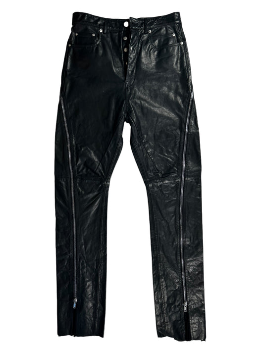 Rick Owens Bolan Banana Leather Pants